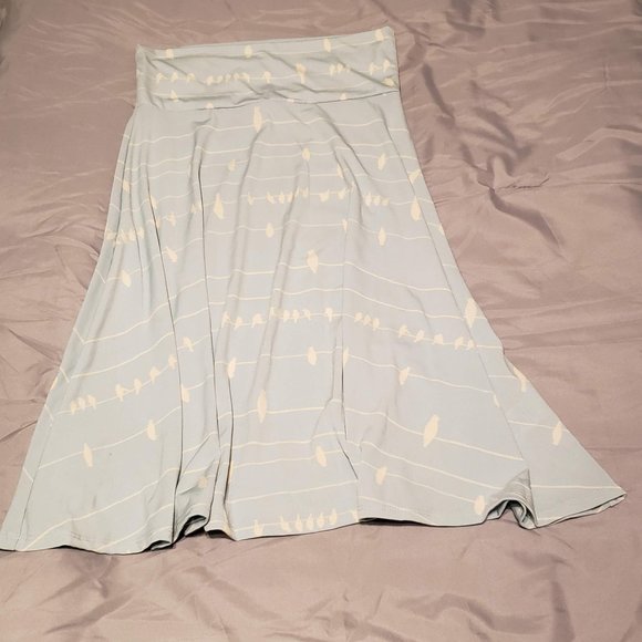 RARE Azure LLR With Birds Print - Picture 1 of 3